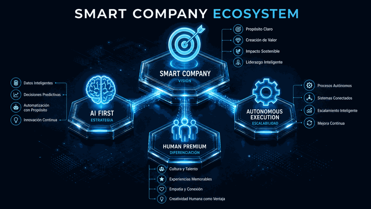 Smart Company Blueprint: capacidades, talento, datos, gobierno, tecnología, cultura y métricas